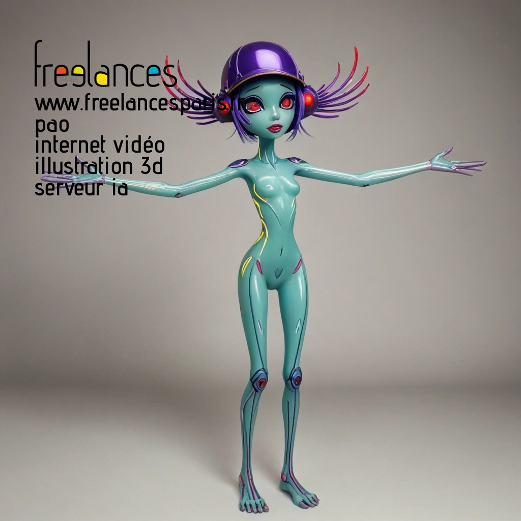 Pao mise en page internet vidéo illustration 3d serveur image IA générative AI freelance paris studio de création magazines C4296A40